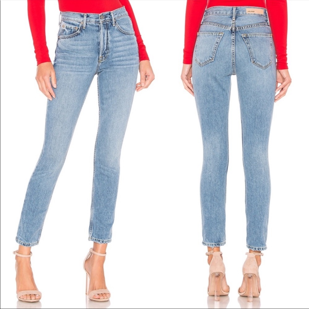 Karolina High-rise Skinny Crop Jean In Light Years size 28